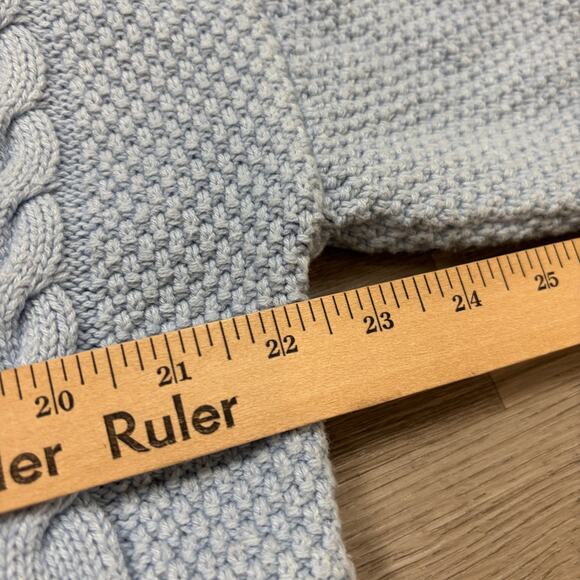 Re/Done Cable Knit Crop Cashmere Sweater Women's Small Minimalist - Picture 5 of 11